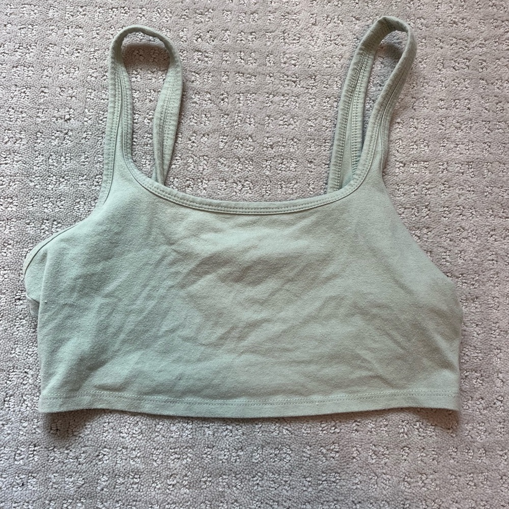 Social Tourist Abercrombie and Fitch Green Tank Top